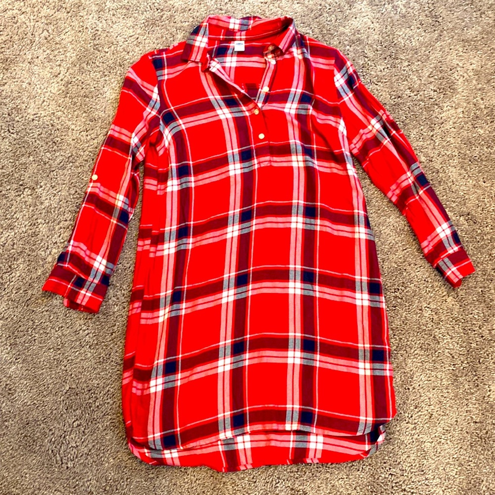 Old Navy plaid dress